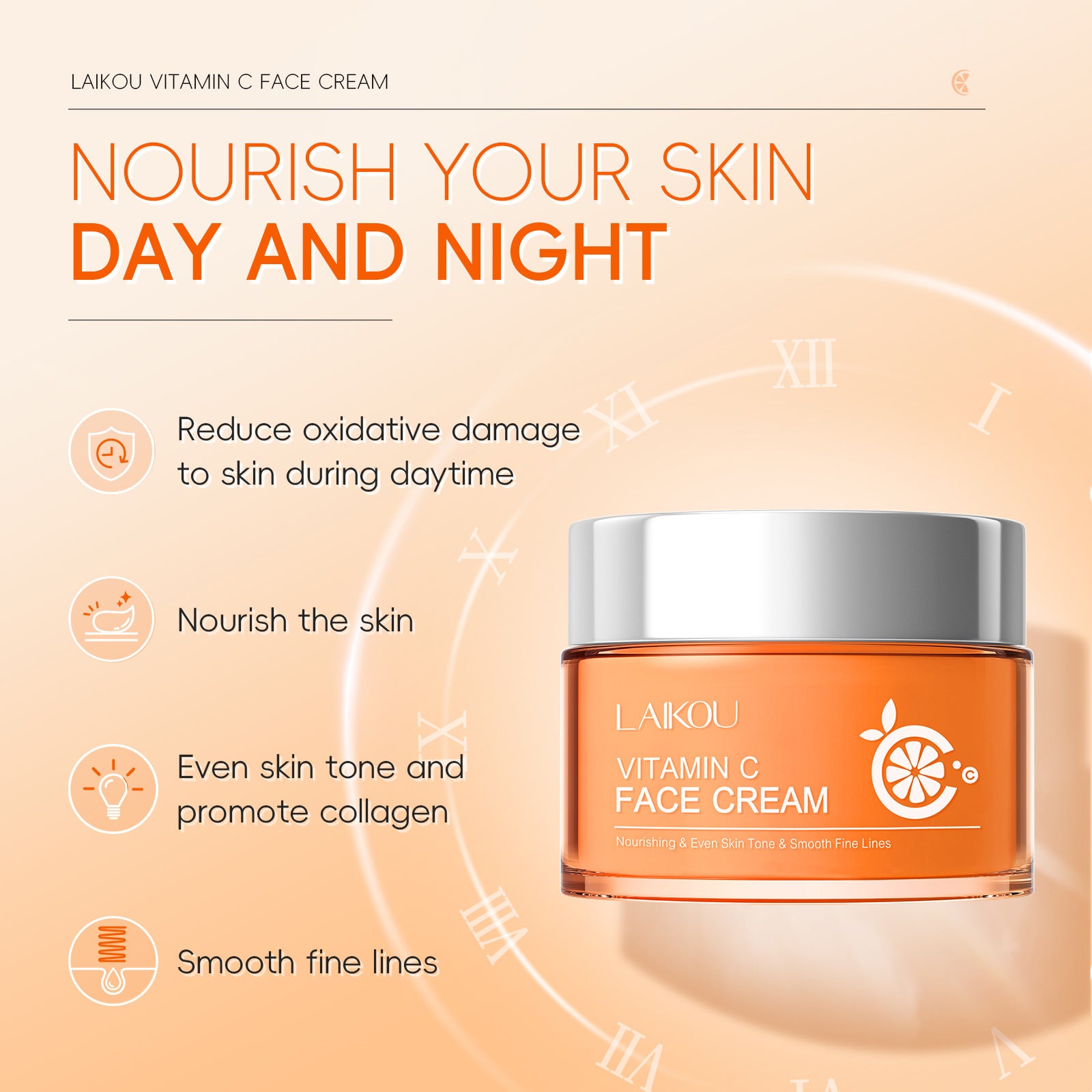 Vitamin C Hydrating Cream for Smooth, Glowing, Revitalized Skin